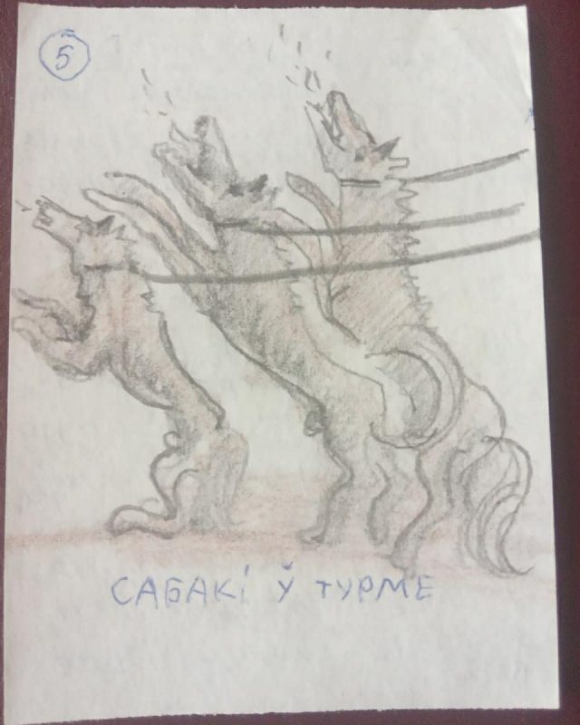 Сокамерники, бабочка и ангел на Фарном. Что рисует художник Алесь Пушкин, который в тюрьме уже 8 месяцев