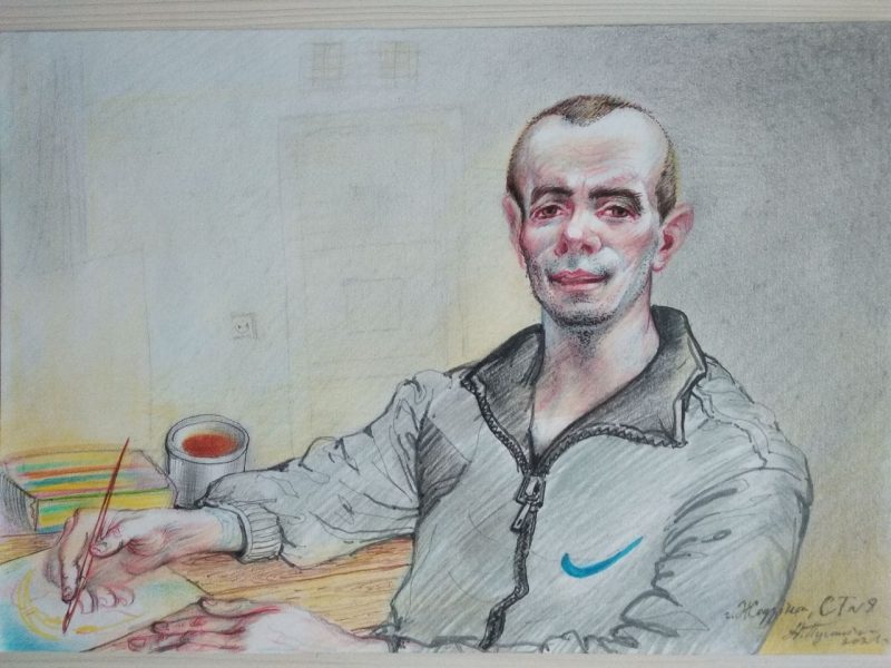 Сокамерники, бабочка и ангел на Фарном. Что рисует художник Алесь Пушкин, который в тюрьме уже 8 месяцев