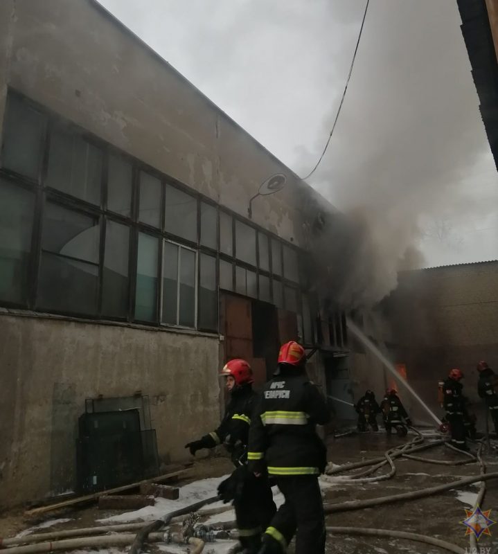 На “Гронитекс” в Гродно произошёл пожар. Что известно