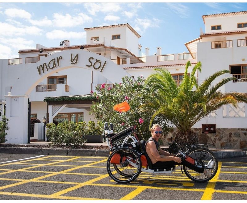 Колясочник из Лиды Александр Авдевич продолжил кругосветку: сейчас направляется в Украину
