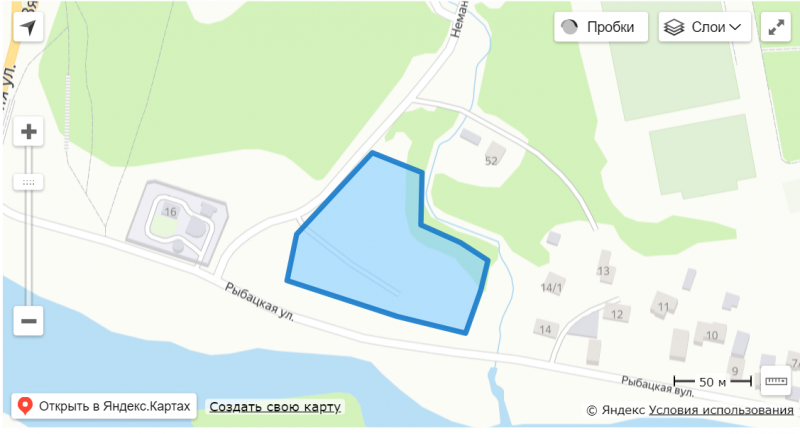 Инвестору предлагают построить недалеко от Коложи медцентр или ресторан. Но до участка нет асфальтных дорог