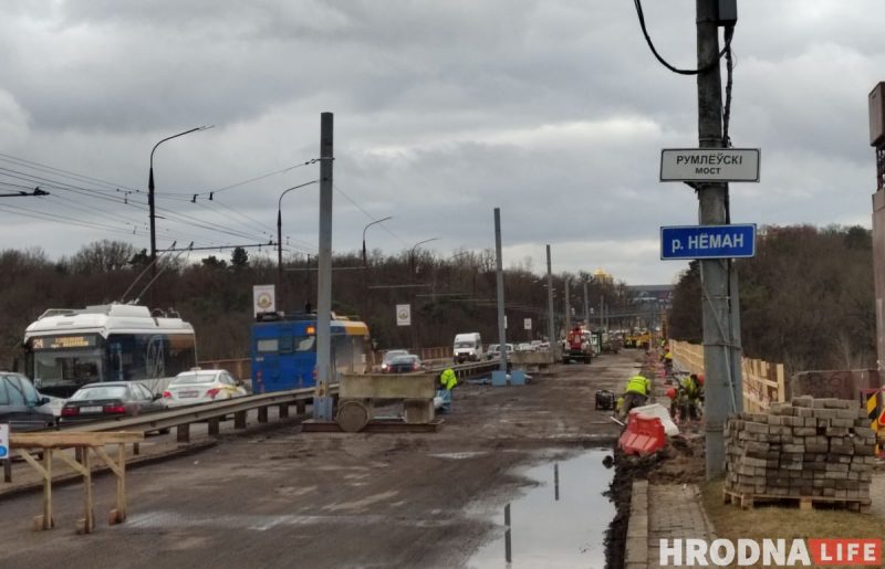 Дзяржзакупкі: рамонт Румлёўскага маста можа працягнуцца да 20 красавіка