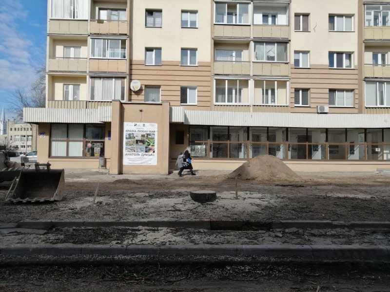 На Ажэшкі спілавалі старыя каштаны. Ці высадзяць замену?