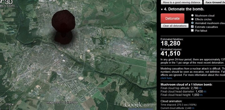 Место Гродненщины в ядерной войне: что будет, если на Гродно упадет атомная бомба