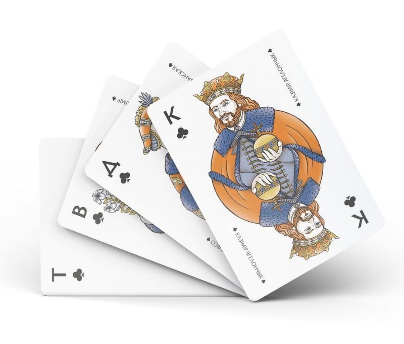 Альгерд, Казімір Ягелончык, Соф’я Гальшанская. Гродзенскі “Кубік” выпусціў новую “гістарычную” калоду карт