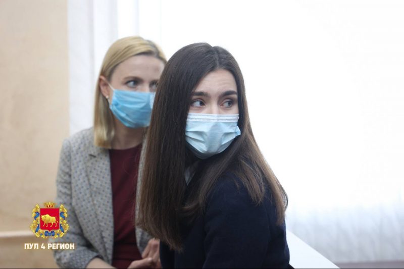 Софья Сапега в Гродненском областном суде 6 мая. Фото Пул 4 регион