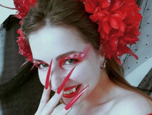 макияж на хэддоуин