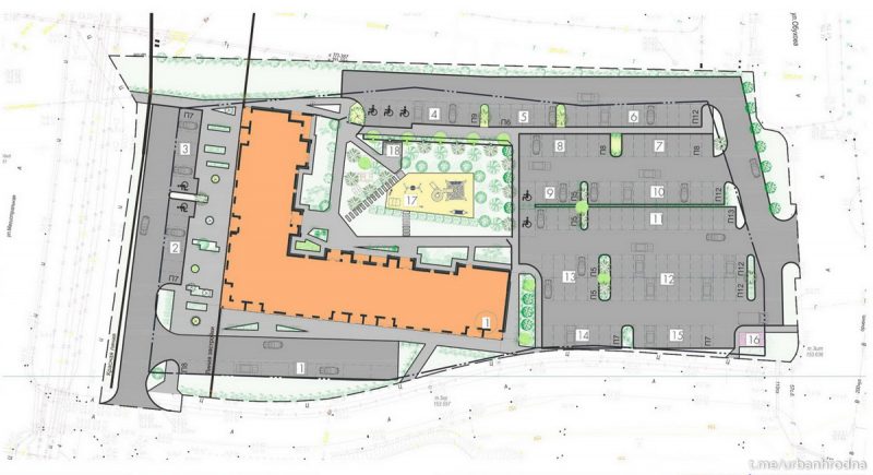У Гродне збудуюць шматпавярховік у каларыстыцы Мірскага замка з памяшканнямі для мыцця лапаў