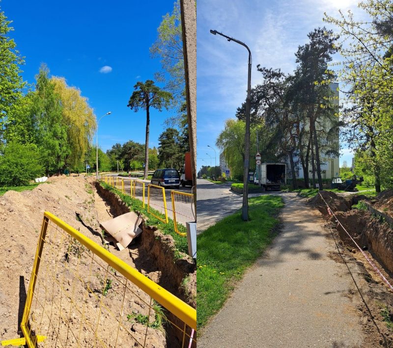 Чытачы пытаюцца: навошта капаюць траншэі на Фолюша? Адказваем Траншэі на Фолюшы