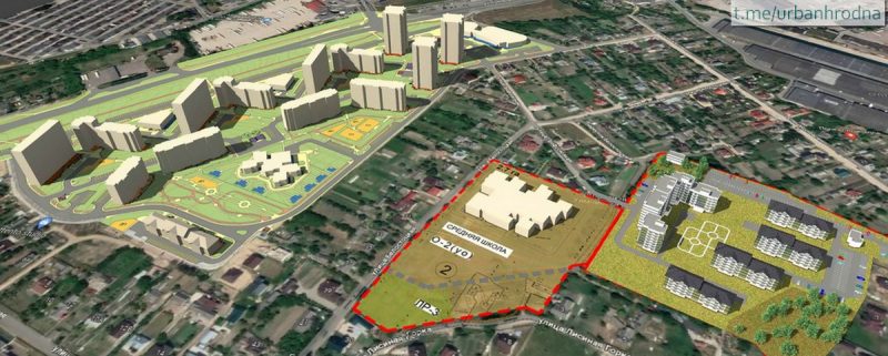 Проект нового квартала в Колбасино