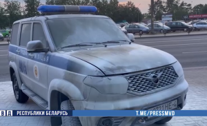 Не атрымалі допуску, не быў прышпілены. СК распачаў дзве крымінальныя справы праз траўмы і смерць на "Гродна Азот" абгарэлы патрульны аўтамабіль