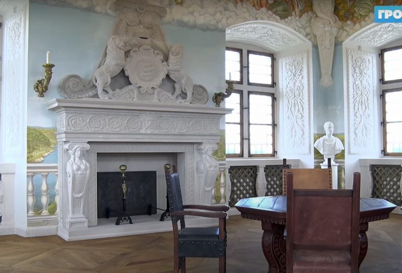 стары замак у гродне - камін