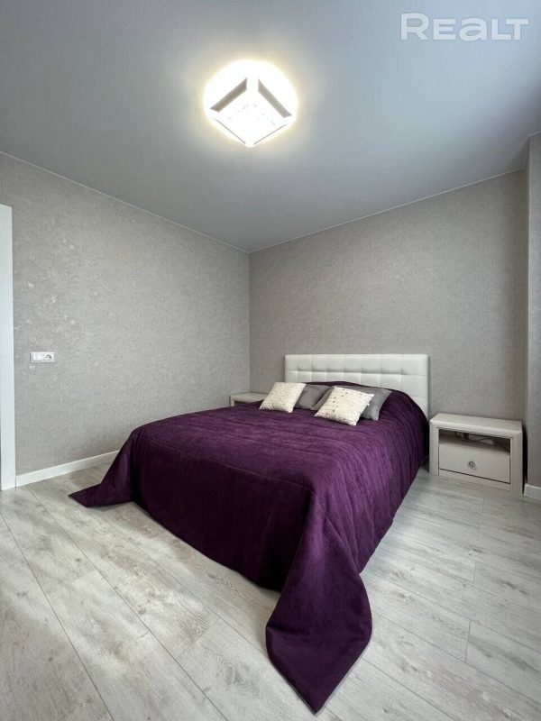 Спальня ў кватэры ў ЖК Каўбасіно