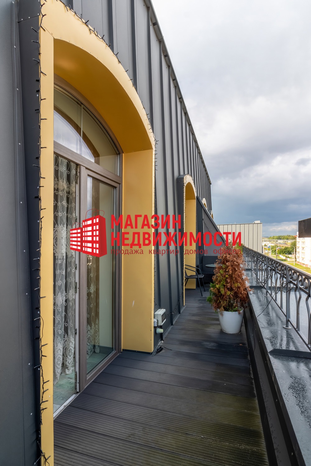 Выхад на тэрасу ў кватэры на вул. Будзёнага 28