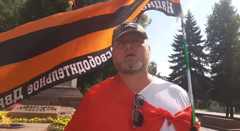 Пікет у Гродне: актывісты НОД патрабавалі стварыць губерніі і ліквідаваць незалежнасць Беларусі