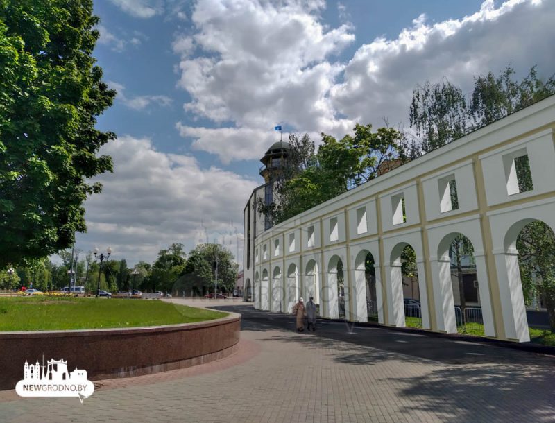 Башня, аркады и расширенный исполком: архитекторы предложили центру Гродно очень постмодернистскую застройку