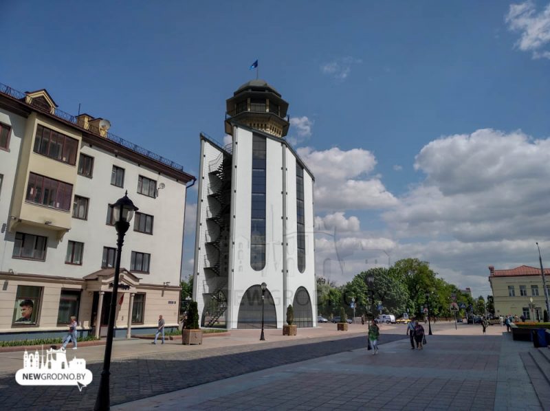 Башня, аркады и расширенный исполком: архитекторы предложили центру Гродно очень постмодернистскую застройку