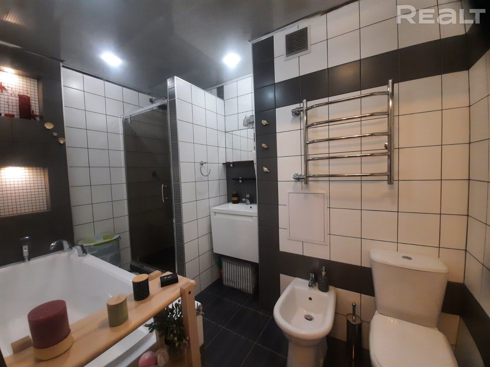 Санвузел ў кватэры на Дзевятоўцы