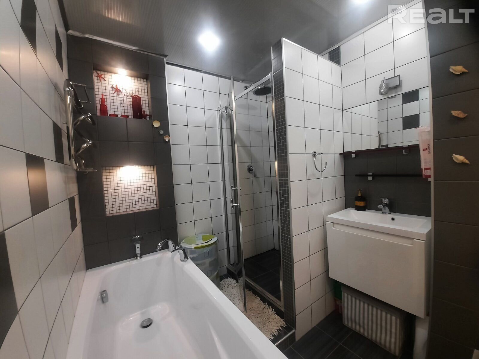 Ванная ў кватэры на Дзевятоўцы