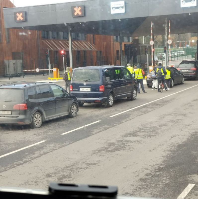 Перасячэнне мяжы з Літвой на веласіпедзе