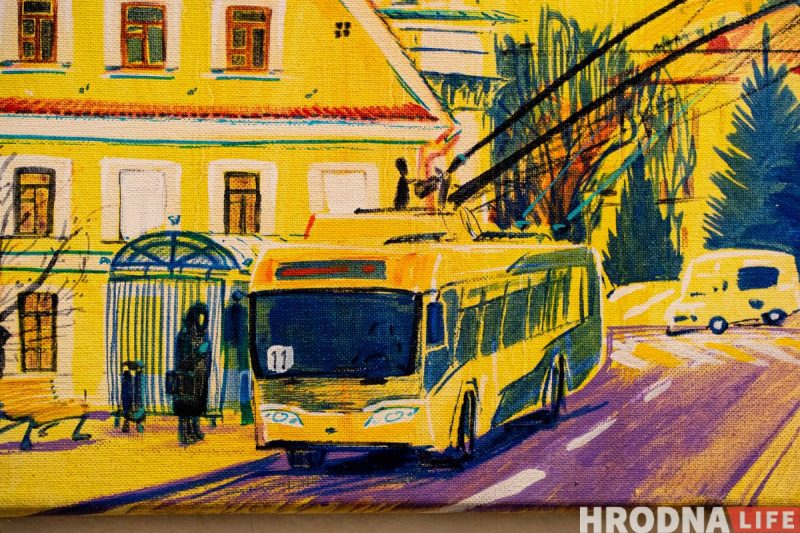 “Ёсць пагорак, з якога бачна Брэст”. Гродзенскі мастак-эмігрант паехаў у Цярэспаль, каб намаляваць Беларусь - і зрабіў выставу