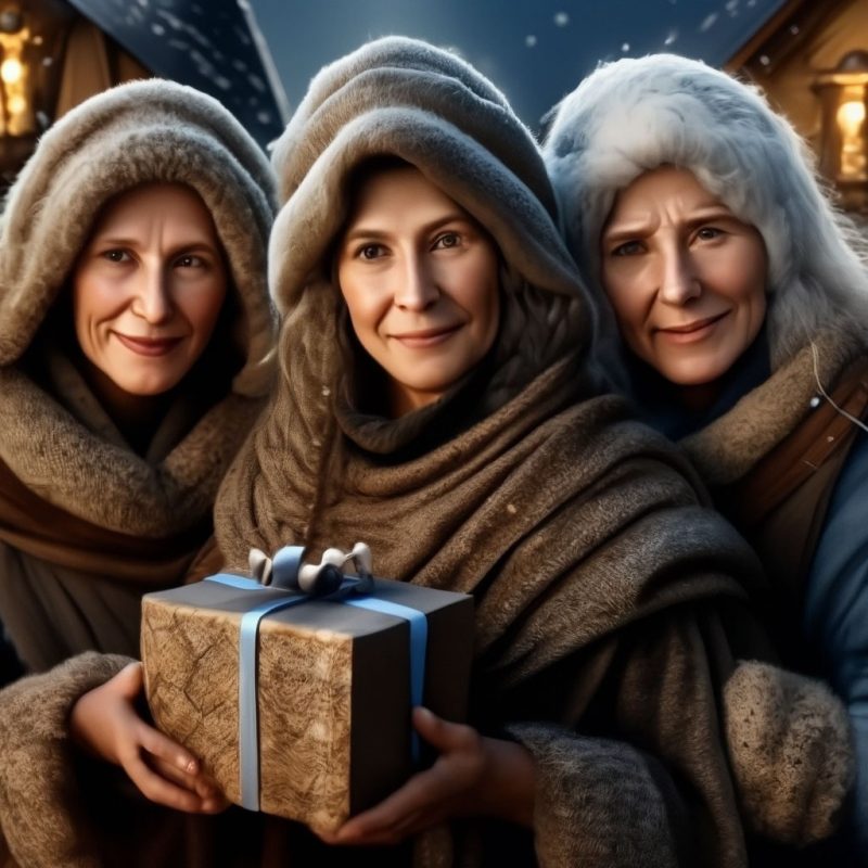 Падарункі на Каляды прыносяць не толькі мужчыны-чараўнікі: альтэрнатывы Дзеду Марозу з розных краін Калядныя жанчыны-чараўніцы