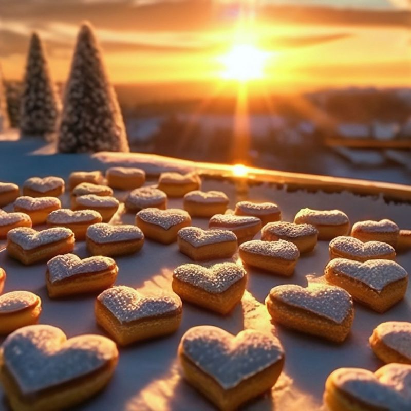 Печенье «Бефанини» в форме сердечек