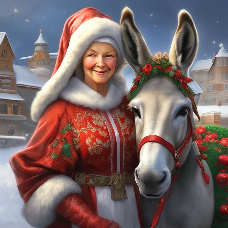 Тетушка Ари или матушка-Рождество и ее осел Марион