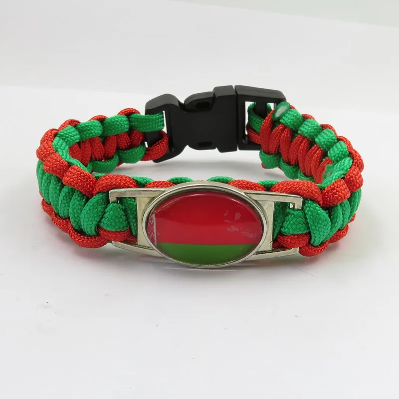 браслет в цветах флага Беларуси можно заказать на AliExpress