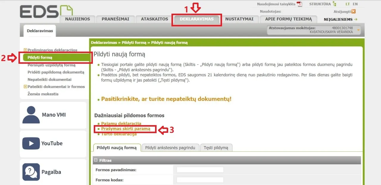 заплатить налоги в Литве и пожертвовать 1,2% на благотворительность