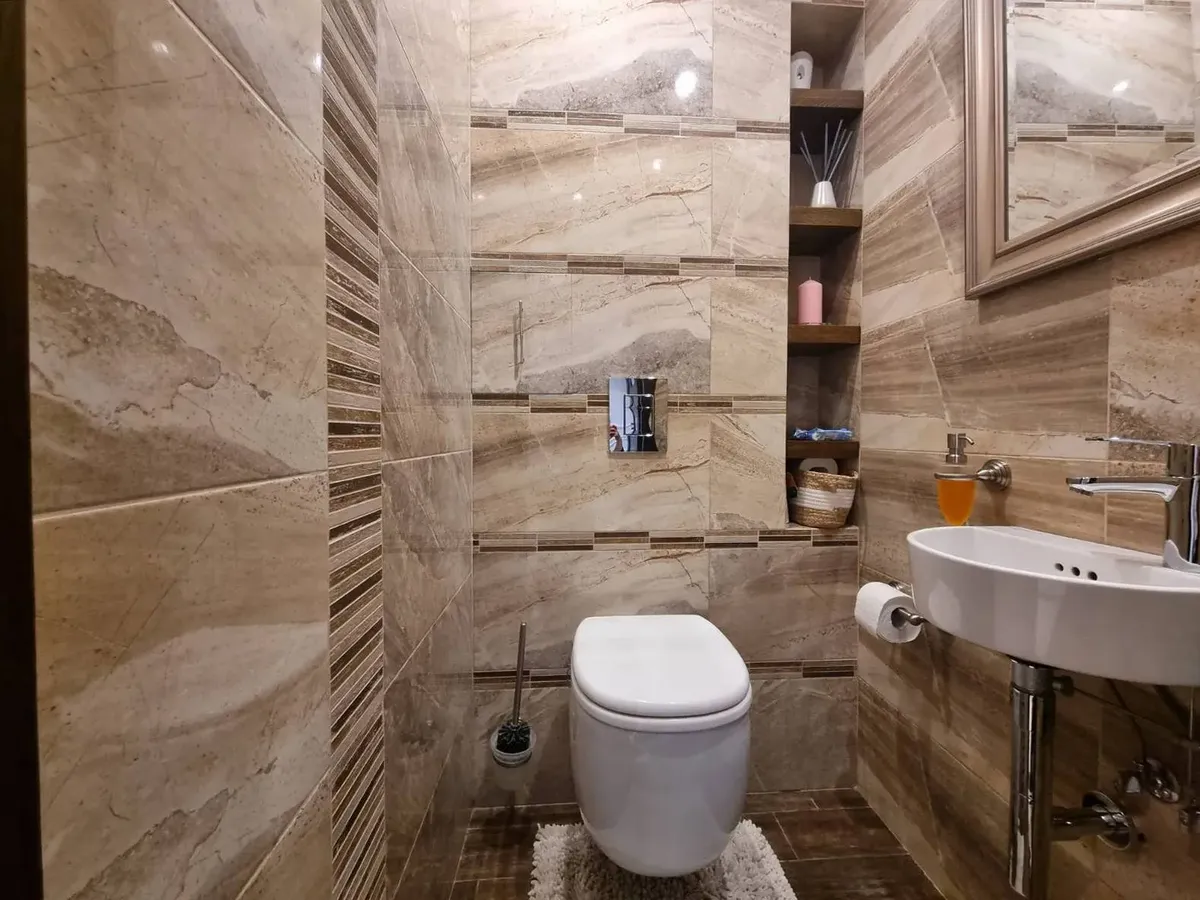 Санвузел ў кватэры на Савецкіх пагранічнікаў.