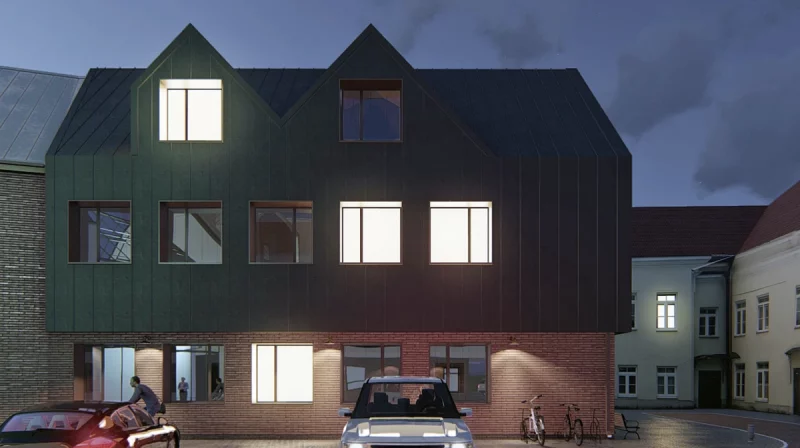 В центре Гродно заканчивают строить крупный офис для айтишников