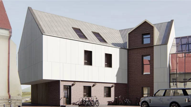 В центре Гродно заканчивают строить крупный офис для айтишников