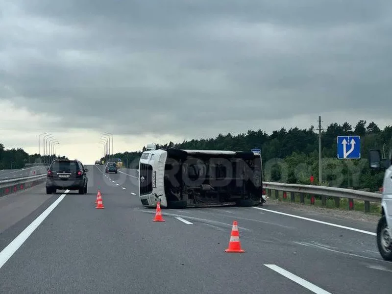 маршрутка перевернулась под Щучином