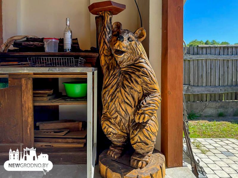 Под Гродно появилась копия Эйфелевой башни: её за месяц построил местный житель