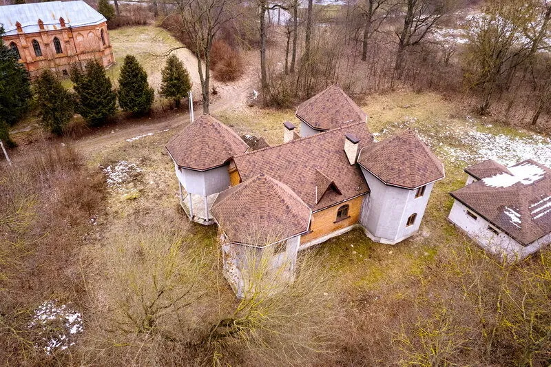 Дом-замак у Скідзелі. Фота: wikidom.by