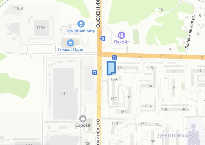 участок на Девятовке, где инвестор может построить новый спорткомплекс