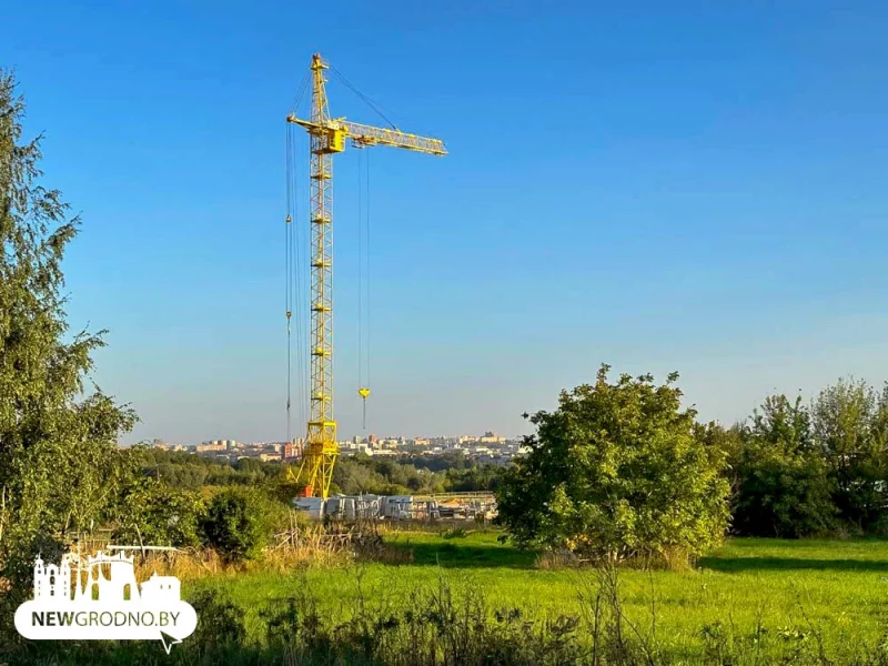 Будаўніцтва мікрараёну "Вясенні". Фота: NewGrodno.by