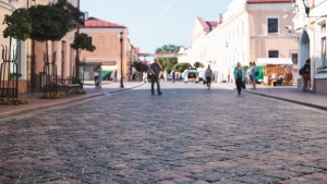 Вуліца Савецкая ў Гродне. Фота: iStock