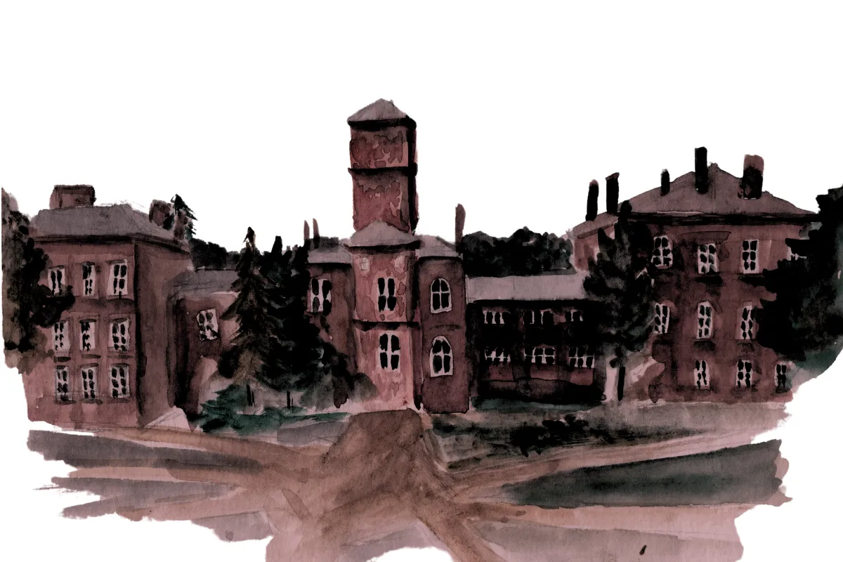 Адзін з корпусаў шпіталя ў Творках