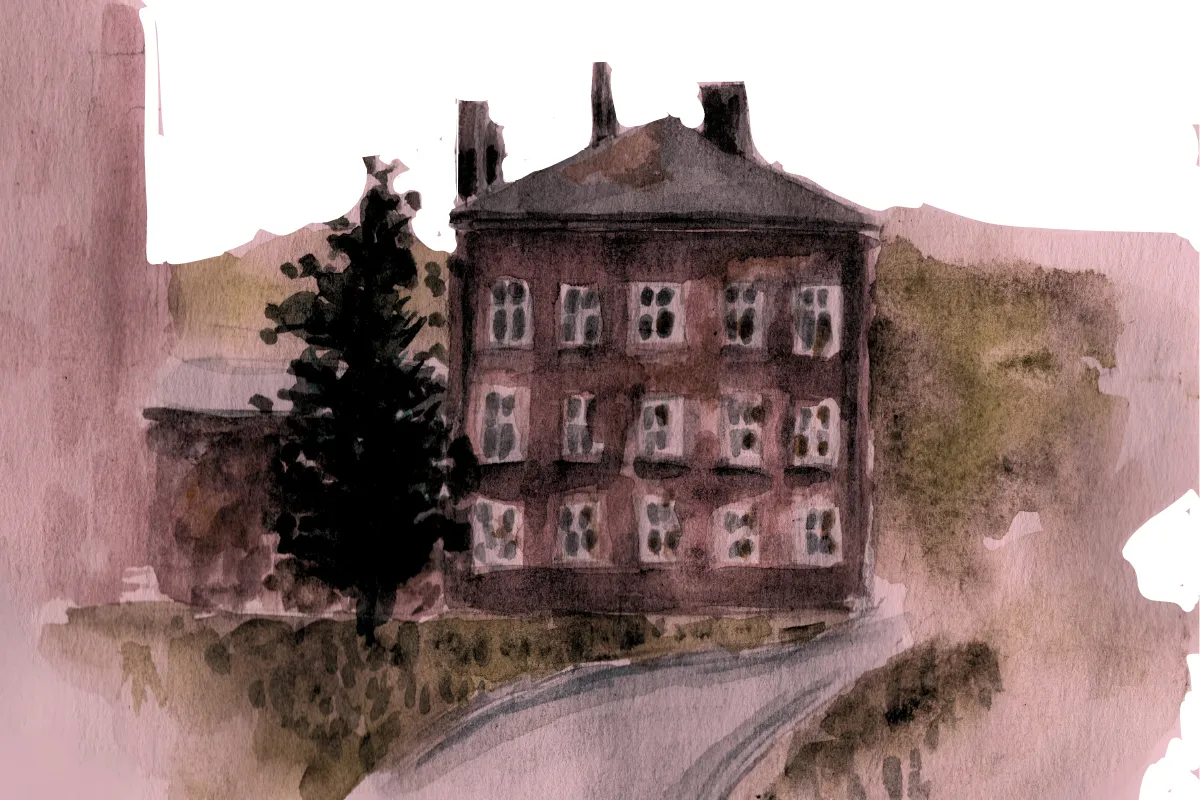 Адзін з корпусаў шпіталя ў Творках