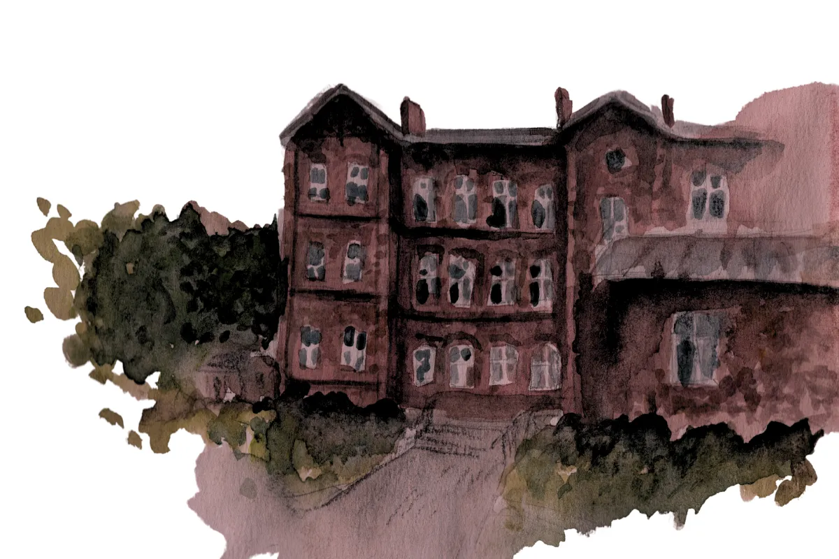 Адзін з корпусаў шпіталя ў Творках