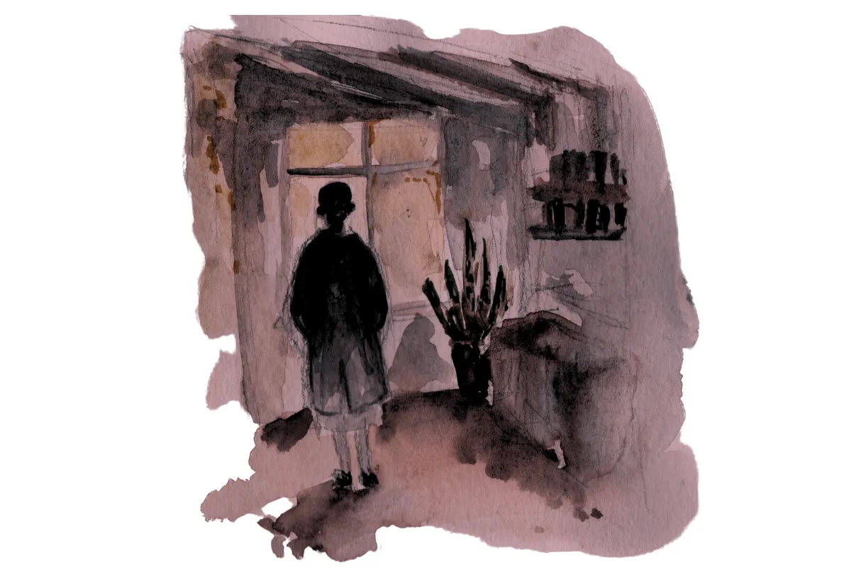 Алёна на мансардным паверсе 