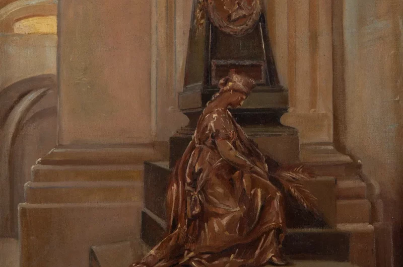 Карціна "Помнік Антонію Тызенгаўзу"