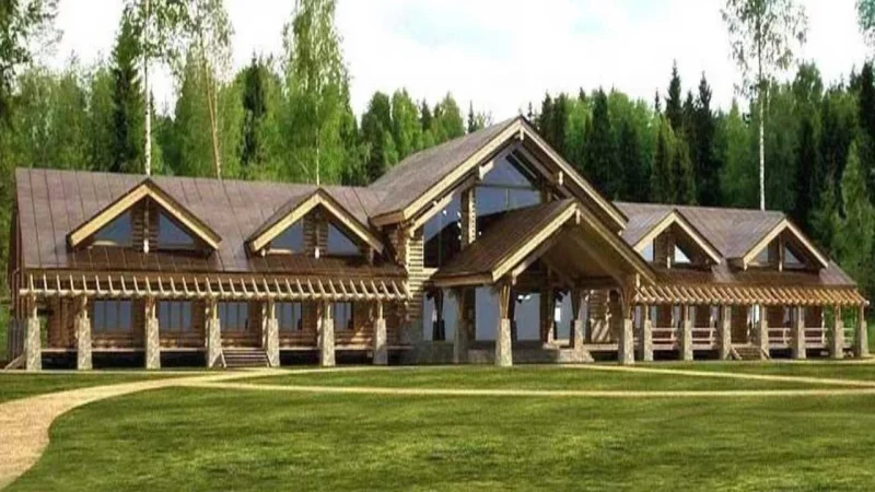 На Аўгустоўскім канале з'явяцца гасцініца і поле для гольфа Рэндар праекта гасцініцы ў турыстычным парку "Аўгустоўскі канал". Крыніца: grodnoinvest.by