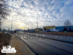 Дарога паміж вуліцамі Дубко і Гаспадарчай. Фота: NewGrodno.by