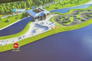 Рэндэр праекта па добраўпарадкаванні набярэжнай Нёмана. Фота: "Пул 4 Рэгіён"