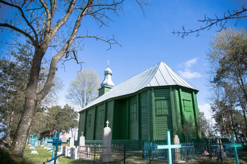 У Жыровічах адрамантуюць 300-гадовую драўляную царкву Георгіеўская царква ў Жыровічах. Фота: zhirovichi-monastery.by