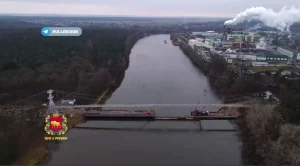 Рэканструкцыя падвеснага моста праз Нёман