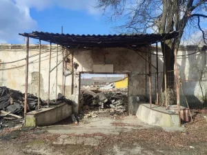 Знос будынкаў першага мясакамбіната ў Гродне. Фота: astostroi.by